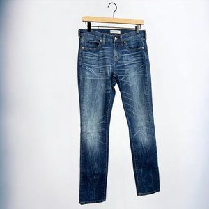 Madewell 9" Mid-Rise Slim Boyjean Paint Splatter Edition Jeans B1381 Size 25